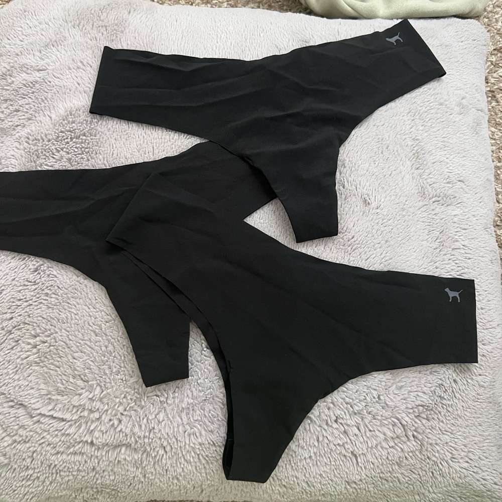 Three size large, Victoria’s Secret no-show thongs new with tags